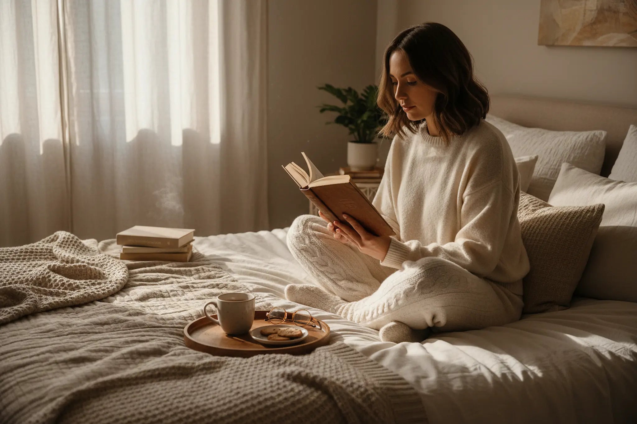Premium women's socks in luxury fabrics for all-day comfort