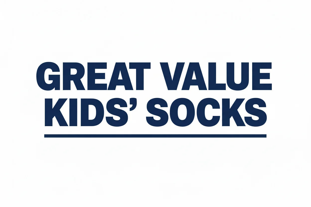 Great Value Kids' Socks collection banner
