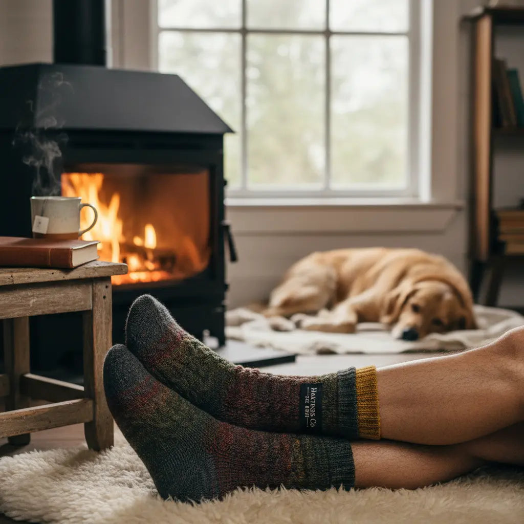 Men's warm thermal socks for cold weather and winter