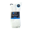 Boys' white sports socks, lightweight breathable for trainers and school, 3-pack