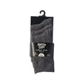 Kids' grey school socks, cotton-rich durable design for active kids, 3-pack