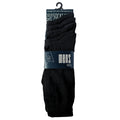 Men's black everyday socks, simple comfortable cotton-rich blend, 5-pack