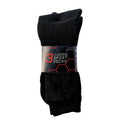 Men's black sport socks, lightweight breathable fabric for trainers and gym, 3-pack