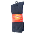 Pack of three pairs of HeatGuard men's thermal socks on a white background